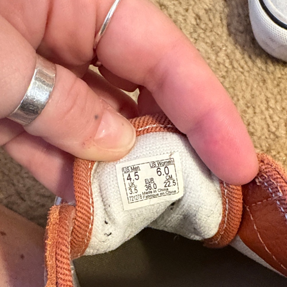 Vans ultracush Women's Sneakers in Rust and White - Picture 2 of 4